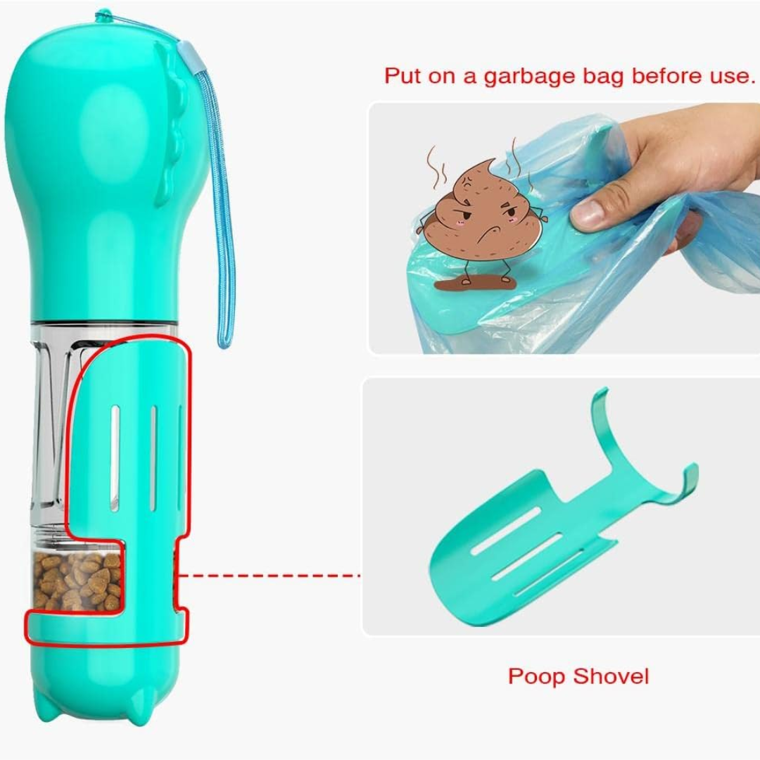 Botella de agua multifuncional 4-in-1