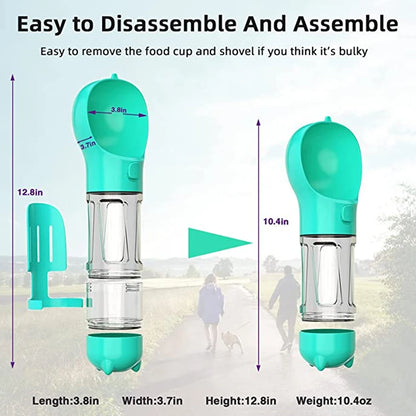 Botella de agua multifuncional 4-in-1